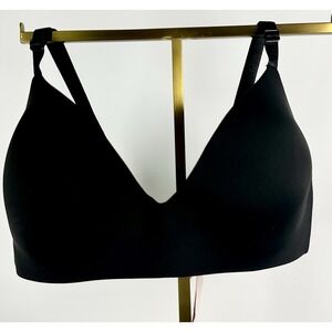 Victoria Secret T-Shirt Lightly Lined Wireless Bra 36D Molded Black
